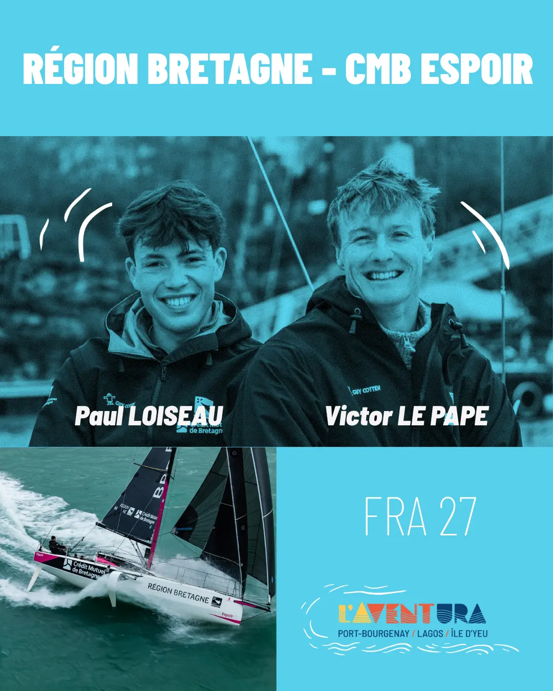 Région Bretagne — CMB Espoir — Paul Loiseau & Victor Le Pape
