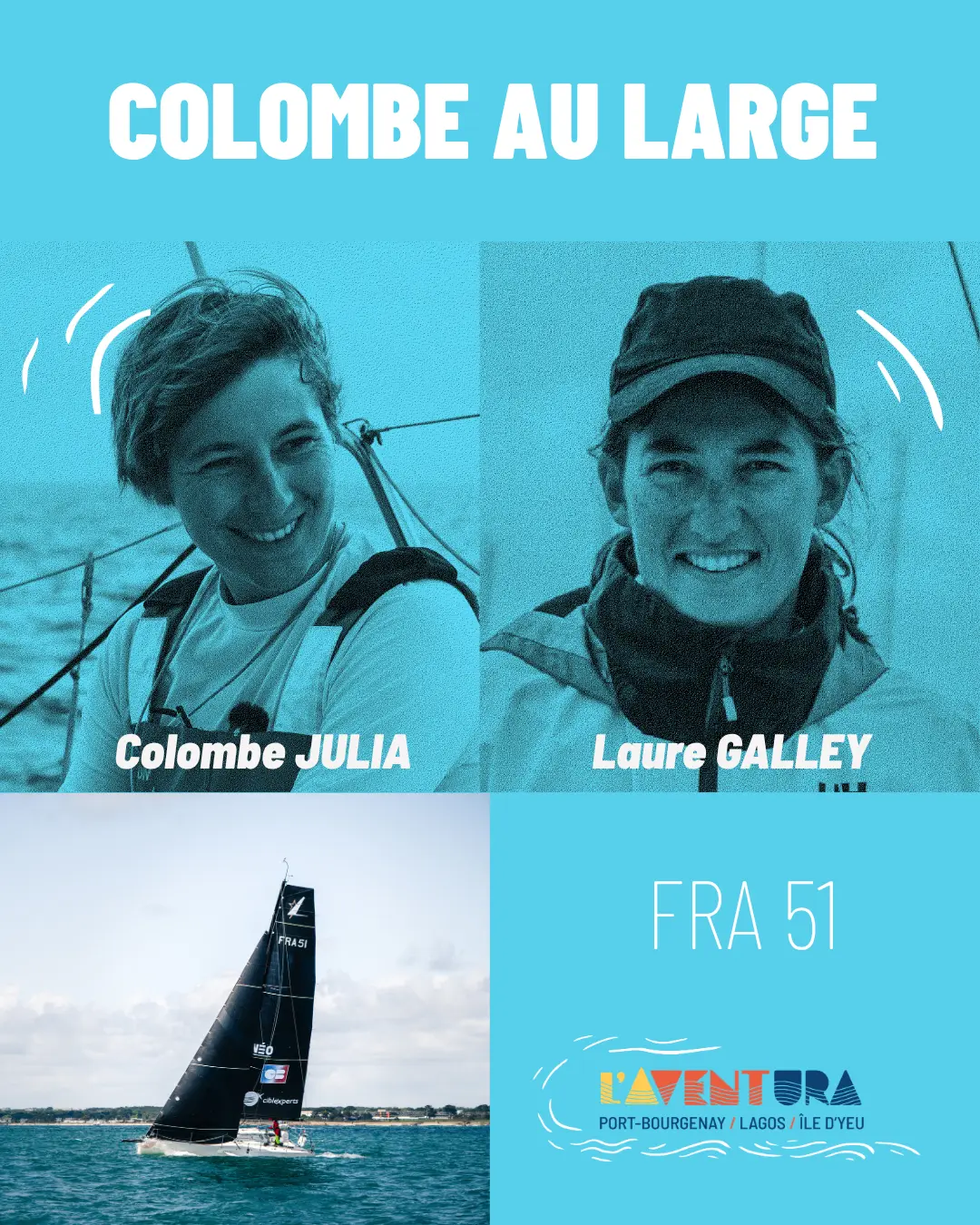 Colombe au Large — Colombe Julia & Laure Galley